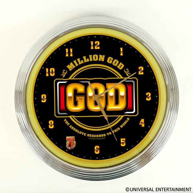 【ネオン時計】MILLION GOD